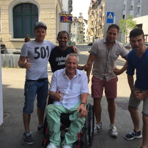 Nach dem Essen in St Gallen